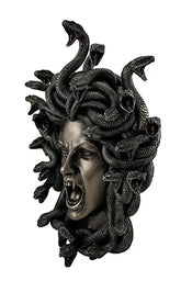 JFSM INC Medusa Head w/Snake Hair Gorgon Lady Wall Plaque